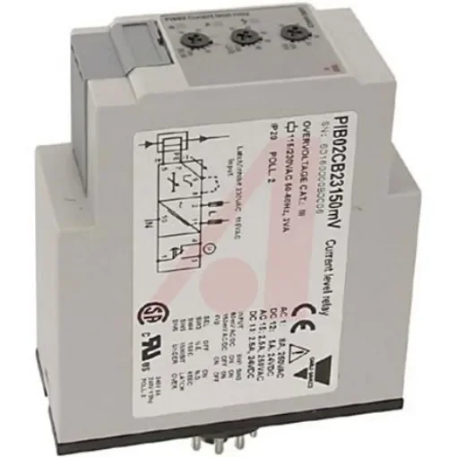 Carlo Gavazzi Current Monitoring Relay, 1 Phase, SPDT, Maximum of 4 V ac, 150 mV ac/dc, Plug In - PIB02CB23150MV product image