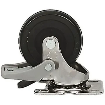 Revvo Braked Swivel Castor Wheel, 120kg Capacity, 125mm Wheel - TSE125AS04L product image