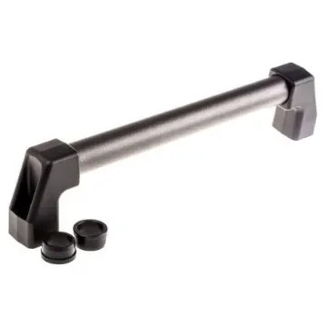 Elesa Black Aluminium Handle 78 mm Height, 38mm Width, 374mm Length - 37711 product image