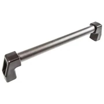 Elesa Black Aluminium Handle 78 mm Height, 38mm Width, 424mm Length - 37721 product image