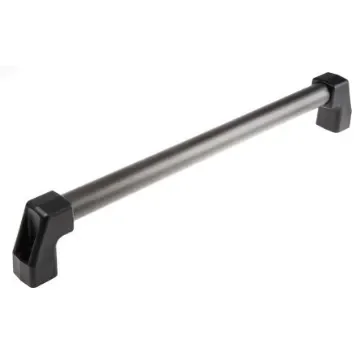 Elesa Black Aluminium Handle 78 mm Height, 38mm Width, 524mm Length - 37731 product image