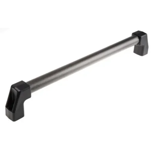 Elesa Black Aluminium Handle 78 mm Height, 38mm Width, 524mm Length - 37731 product image