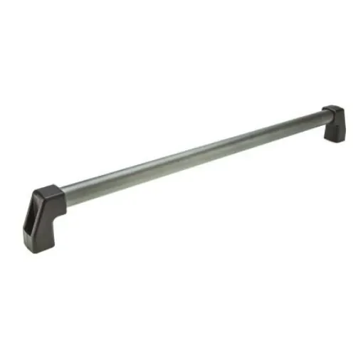 Elesa Black Aluminium Handle 78 mm Height, 38mm Width, 724mm Length - 37751 product image