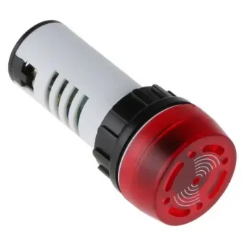 Carlo Gavazzi PL Series Red Buzzer Beacon, 24 V ac/dc, Panel Mount, 95dB at 1 Metre - PL22SFBZR24 product image
