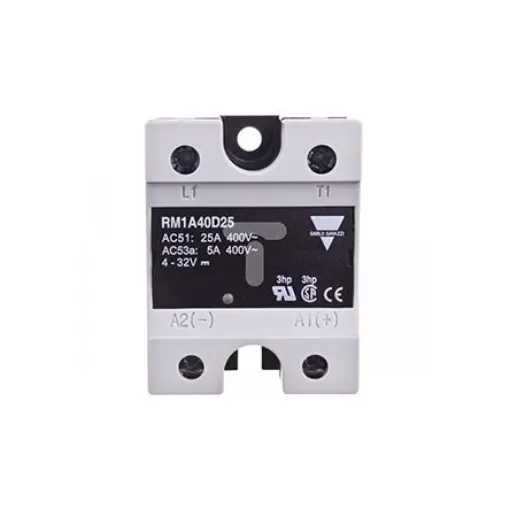 Carlo Gavazzi RM40 Series Solid State Relay, 25 A Load, Panel Mount, 440 V ac Load, 32 V dc Control - RM1A40D25 product image
