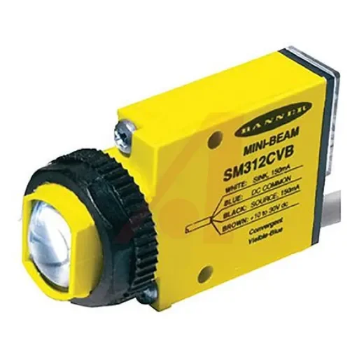 Banner Through Beam Photoelectric Sensor, Block Sensor, 3 m Detection Range - SM31E product image