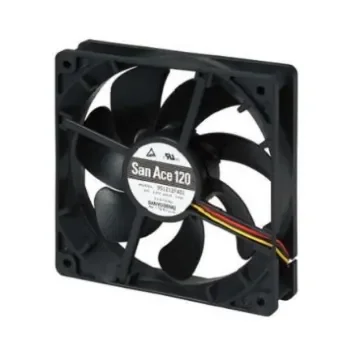 Sanyo Denki San Ace 9S Series Axial Fan, 24 V dc, DC Operation, 100m³/h, 1.44W, 60mA Max, 119 x 119 x 25mm - 9S1224M4011 product image