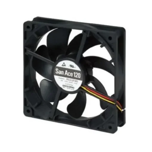 Sanyo Denki San Ace 9S Series Axial Fan, 24 V dc, DC Operation, 100m³/h, 1.44W, 60mA Max, 119 x 119 x 25mm - 9S1224M4011 product image