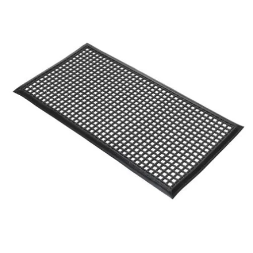 Coba Europe Entramat, Entrance Mat, Cross Ribbed, Indoor, Outdoor Use, Black, 1m 1.5m 12mm - ES010102 product image