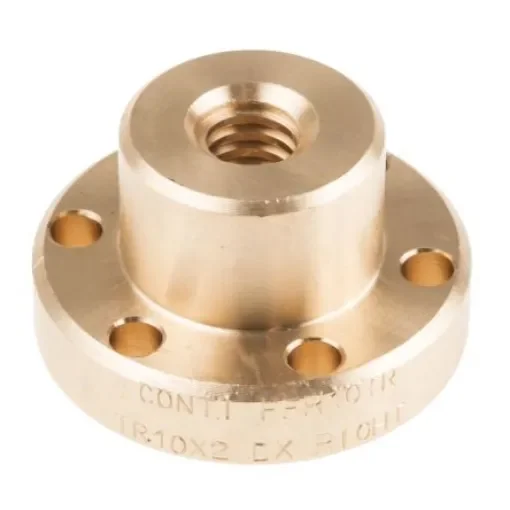 RS PRO Flanged Round Nut For Lead Screw, For Shaft Dia. 10mm - 8625326 product image