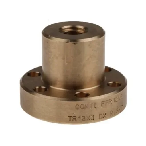 RS PRO Flanged Round Nut For Lead Screw, For Shaft Dia. 12mm - 8625329 product image