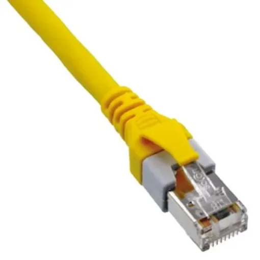 HARTING, 5m Cat5e, Yellow RJ45 to Male RJ45 Male, SF/UTP Shielded, Terminated PUR Sheath - 09474747015 product image