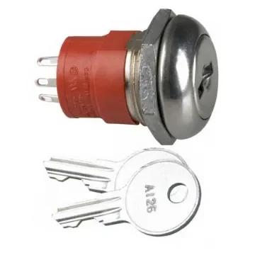 C & K Key Switch, SPST, 4 A 2-Way Flat-Key - Y108122A2WCNQE product image