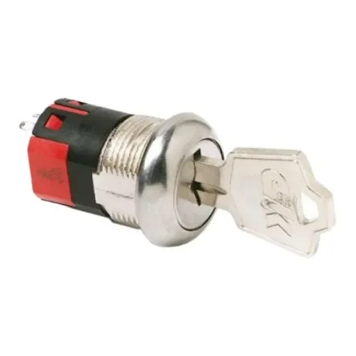 C & K Key Switch, DPST, 4 A 2-Way Flat-Key - Y201132C203NQ product image