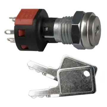 C & K Key Switch, DPST, 4 A 1-Way Flat-Key - YF21132C203NQ product image