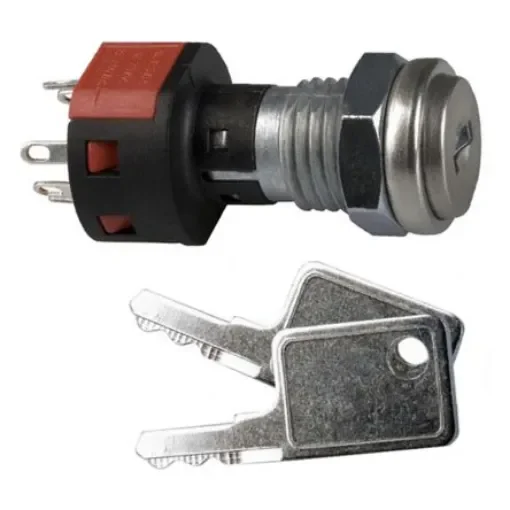 C & K Key Switch, DPST, 4 A 1-Way Flat-Key - YF21132C203NQ product image