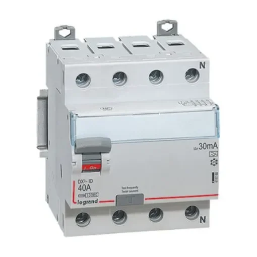 Legrand 4117 RCD, 63A, 3+N Pole, 30mA, Type AC - 4 117 04 product image