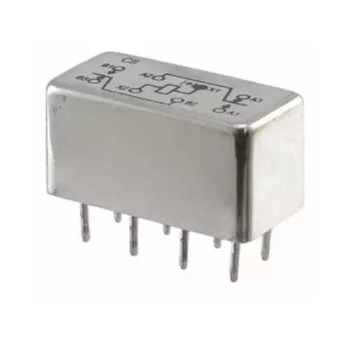 TE Connectivity PCB Mount Signal Relay, 24V dc Coil, 2A Switching Current, DPDT - HFW1201K45M product image