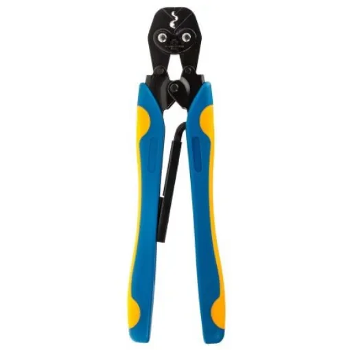 TE Connectivity CERTI-CRIMP Hand Ratcheting Crimp Tool for PIDG Splices, PIDG Terminals, Plasti-Grip Terminals, 0.12 - 46121-0 product image