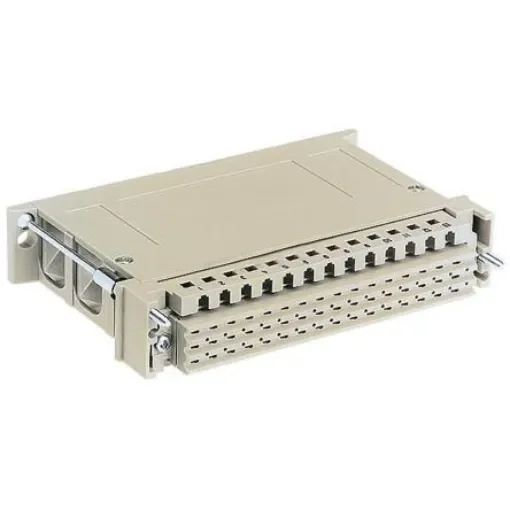 HARTING, 09 06 DIN Power Shell Housing for use with DIN 41612 Connector - 09060480522 product image