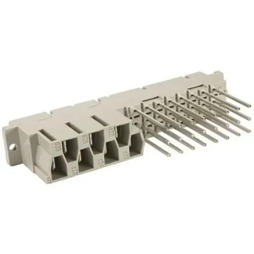 HARTING 09 06 24 + 7 Way 5.08 mm, 10.16 mm Pitch, Type MH 24+7, 3 Row, Straight DIN 41612 Connector, Socket - 09062312821 product image