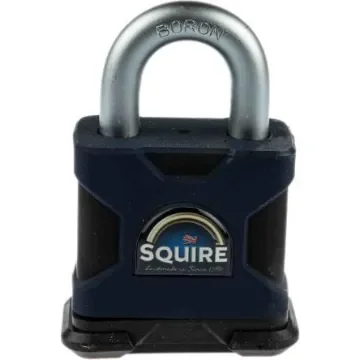 Squire Key Weatherproof Hardened Steel Padlock, 10mm Shackle, 50mm Body - RS SS50P5 product image