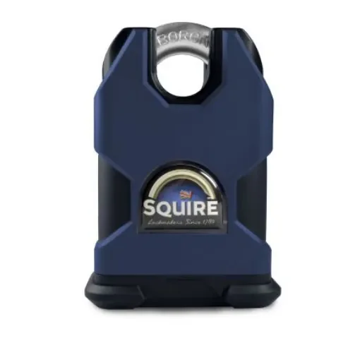 Squire Key Weatherproof Hardened Steel Padlock, 10mm Shackle, 50mm Body - RS SS50CP5 product image