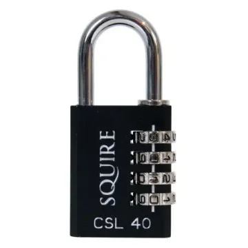 Squire Combination Weatherproof Die Cast Combination Padlock, 6.35mm Shackle, 38mm Body - RS CSL40 product image