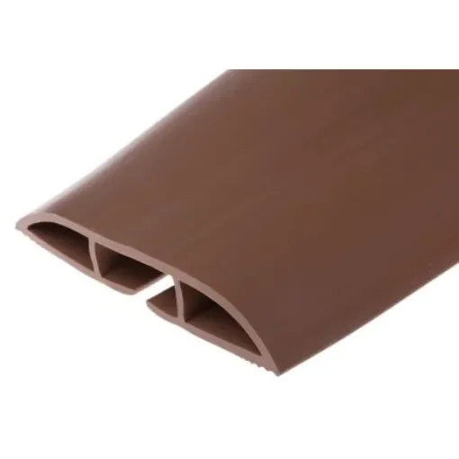 RS PRO 1.83m Brown Cable Cover in PVC, 29.4mm Inside dia. - 8659540 product image