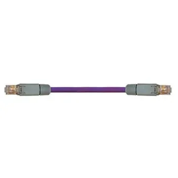 IgusRI9296, 10m Cat5, Purple RJ45 to Male RJ45 Male, STP Shielded, Terminated PUR Sheath - RI9296-10M product image