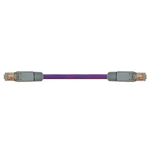 IgusRI9296, 10m Cat5, Purple RJ45 to Male RJ45 Male, STP Shielded, Terminated PUR Sheath - RI9296-10M product image
