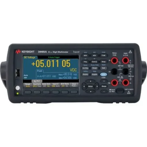 Keysight Technologies Truevolt 34465A Bench Digital Multimeter, True RMS, 10A ac Max, 10A dc Max, 1000V ac Max product image