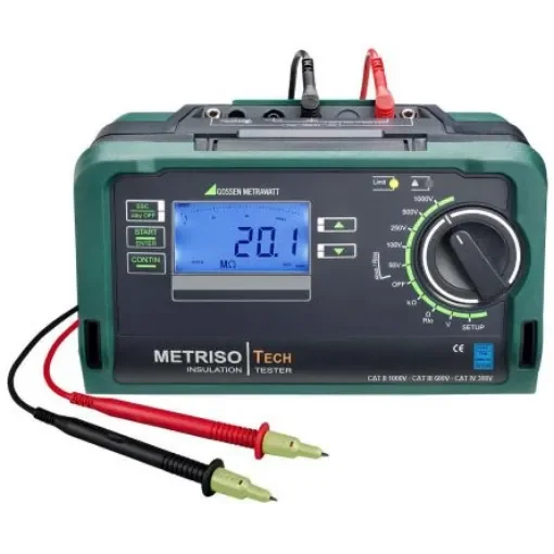 Gossen Metrawatt METRISO TECH Insulation Tester, 50V Min, 1000V Max, 199GO Max, CAT II 1000V - M550P product image