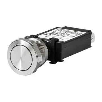 Schurter Thermal Circuit Breaker - T12  Single Pole 28 V dc, 240V ac Voltage Rating Panel Mount, 10A Current Rating - 4410.9001 product image