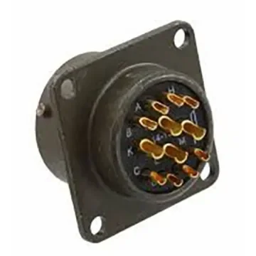 Amphenol Socapex, PT, Copper Alloy 12 Way Panel Mount MIL Spec Circular Connector ReceptacleGreen, Socket - PT02A-14-12S product image