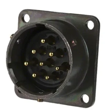 Amphenol Socapex, PT, Copper Alloy 8 Way Panel Mount MIL Spec Circular Connector ReceptacleGreen, Pin Contacts,Shell - PT02A-16-8P product image