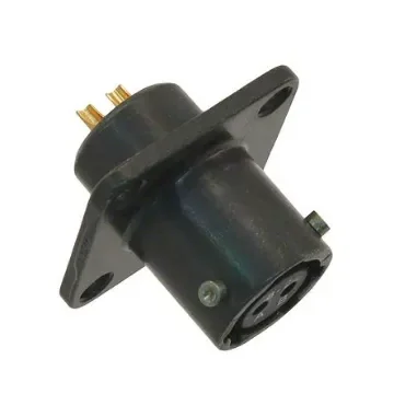 Amphenol Socapex, PT, Copper Alloy 5 Way Panel Mount MIL Spec Circular Connector ReceptacleGreen, Pin Contacts,Shell - PT02A-14-5P  product image