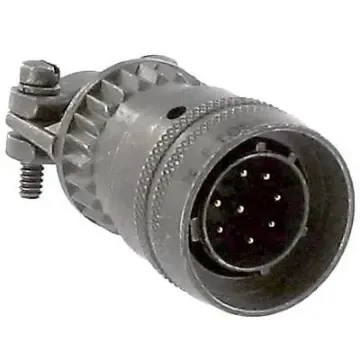 Amphenol Socapex, PT, Copper Alloy 8 Way Cable Mount MIL Spec Circular Connector PlugGreen, Pin Contacts,Shell Size 12, - PT06A-12-8P(SR) product image