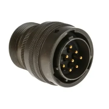 Amphenol Socapex, PT, Copper Alloy 8 Way Cable Mount MIL Spec Circular Connector PlugGreen, Pin Contacts,Shell Size 16, - PT06A-16-8P product image