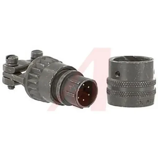 Amphenol Socapex, PT, Copper Alloy 6 Way Cable Mount MIL Spec Circular Connector PlugGreen, Pin Contacts,Shell Size 10, - PT06E-10-6P(SR) product image