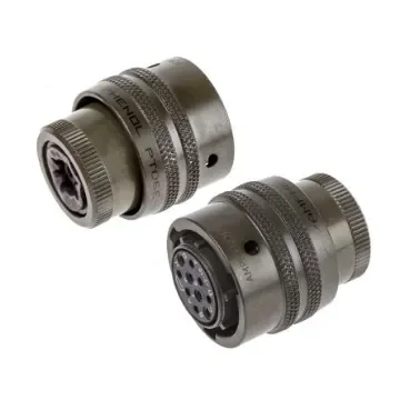 Amphenol Socapex, PT, Copper Alloy 10 Way Cable Mount MIL Spec Circular Connector PlugGreen, Socket Contacts,Shell Size - PT06E-12-10S product image