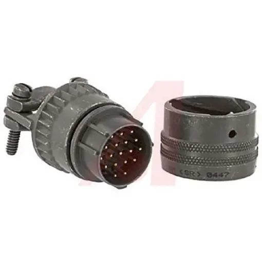 Amphenol Socapex, PT, Copper Alloy 18 Way Cable Mount MIL Spec Circular Connector PlugGreen, Pin Contacts,Shell Size - PT06E-14-18P(SR) product image