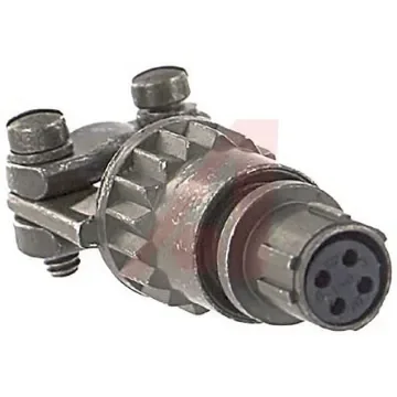 Amphenol Industrial, PT, Copper Alloy 4 Way Cable Mount MIL Spec Circular Connector PlugGreen, Socket Contacts,Shell - PT06E-8-4S(SR) product image