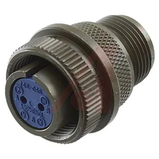 Amphenol Industrial, 97 2 Way MIL Spec Circular Connector Plug,Shell Size 10SL - 97-3106A-10SL-4S product image