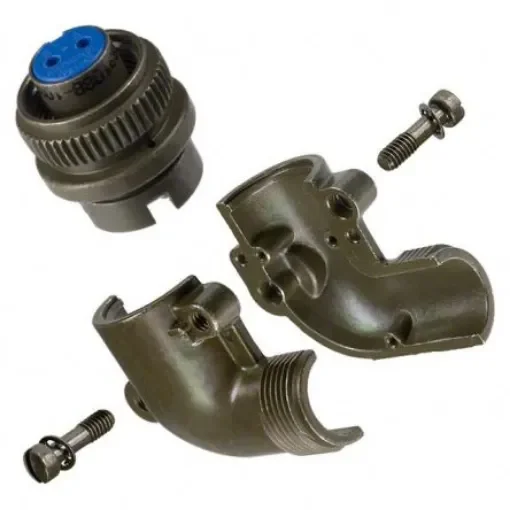 Amphenol Industrial, 97 2 Way MIL Spec Circular Connector Plug,Shell Size 10SL - 97-3108B-10SL-4S product image