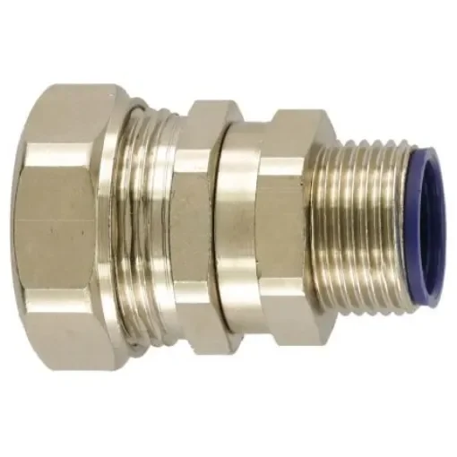 Flexicon Straight, Swivel, Conduit Fitting, 40mm Nominal Size, M40, Brass IP66, IP67, IP68, IP69K rating - LTP40-M40-S product image