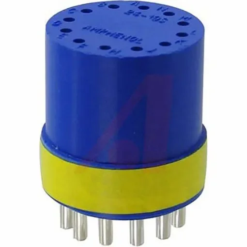 Amphenol Industrial Female Connector Insert size 24 12 Way for use with 97 Series Standard Cylindrical Connectors - 97-24-19S product image