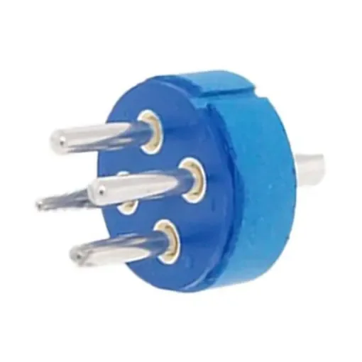 Amphenol Industrial Male Connector Insert size 24 4 Way for use with 97 Series Standard Cylindrical Connectors - 97-24-22P product image