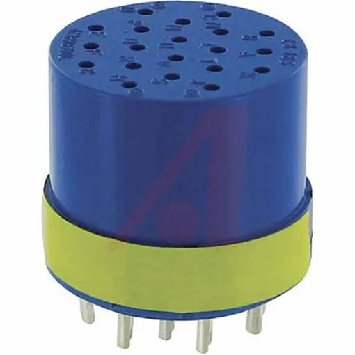 Amphenol Industrial Female Connector Insert size 28 20 Way for use with 97 Series Standard Cylindrical Connectors - 97-28-16S product image