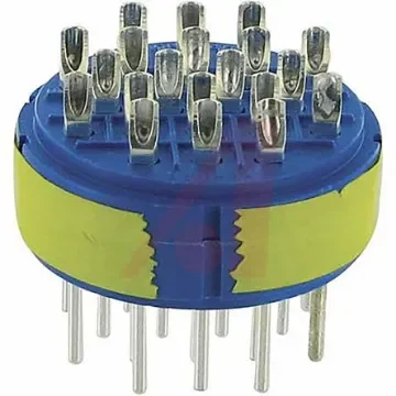 Amphenol Industrial Male Connector Insert size 28 20 Way for use with 97 Series Standard Cylindrical Connectors - 97-28-16P product image